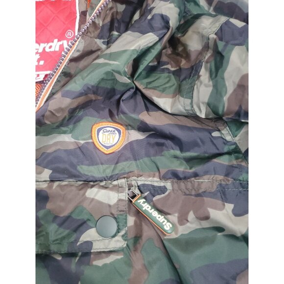 Superdry Sport Japan Camouflage Windbreaker Jacket Size XXL - Picture 13 of 15